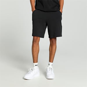 DOWNTOWN Men's Relaxed Fit 8" Shorts, PUMA Black, extralarge-IND